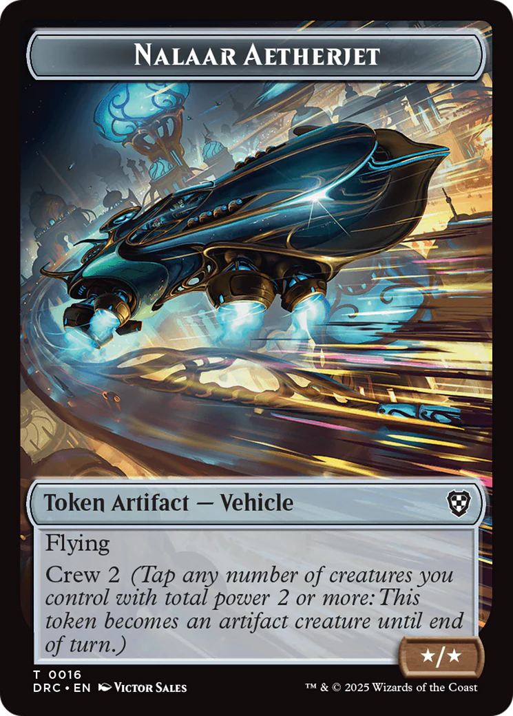 Construct // Nalaar Aetherjet Double-Sided Token [Aetherdrift Tokens] - Image 2