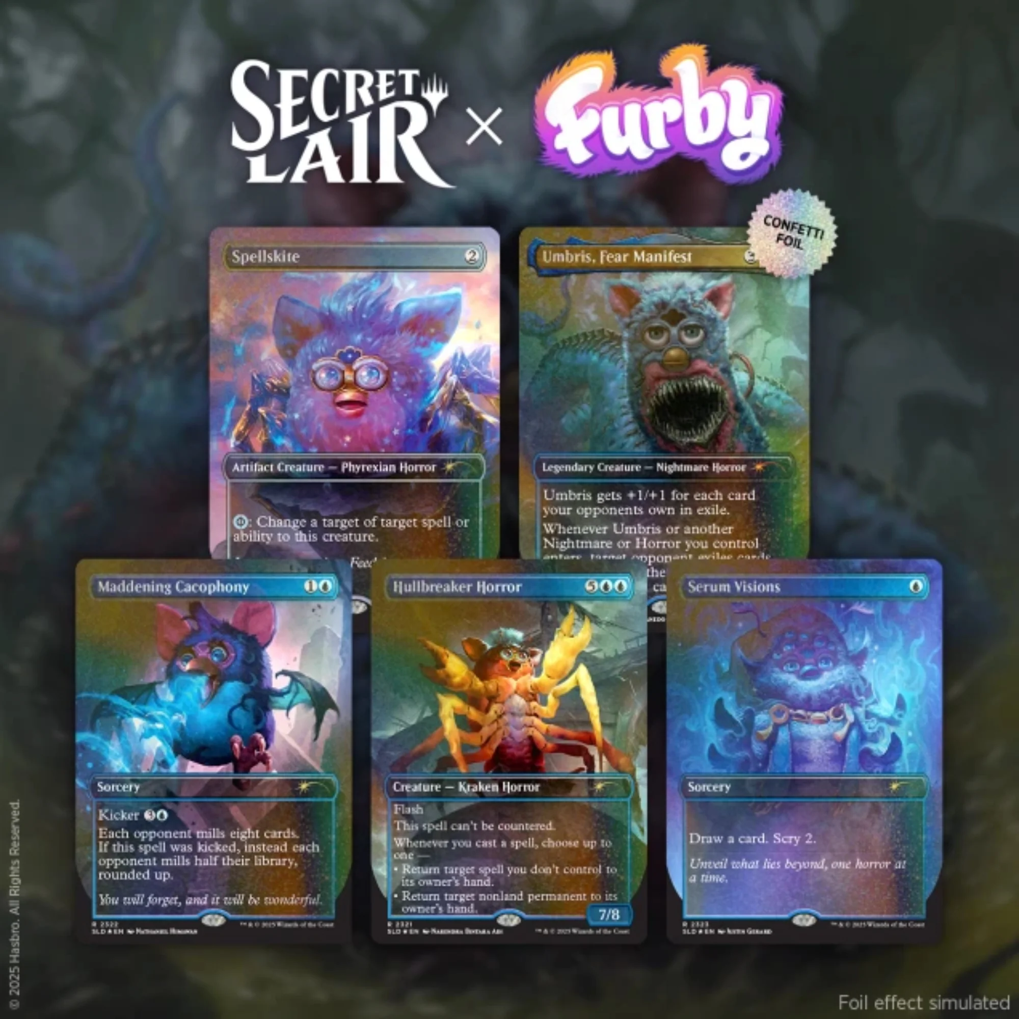 PREVENTA Secret Lair x Furby: The Oddbodies Confetti Foil Edition