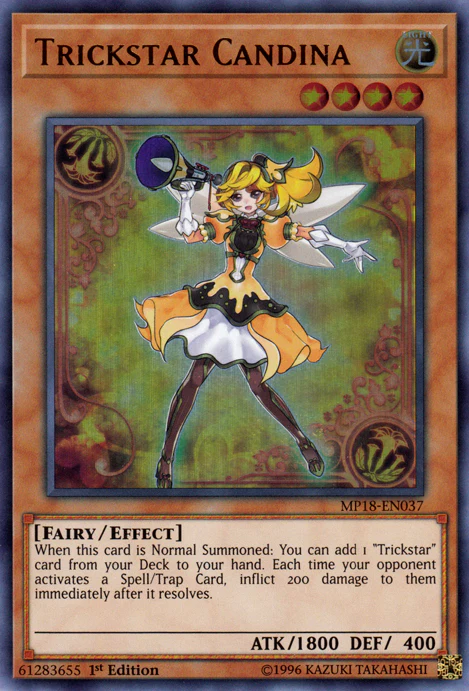 Trickstar Candina [MP18-EN037] Ultra Rare